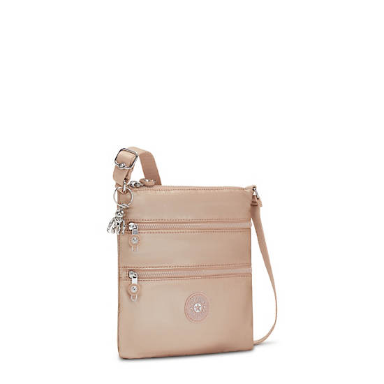 Kipling Keiko Metallic Crossbody Mini Táska Arany | HU 1335GS